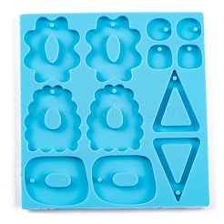 Stampi in silicone per orecchini fai da te con forme miste irregolari&nbsp;DIY-Q034-03