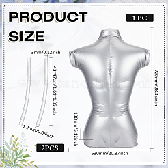Mannequins gonflables masculins en PVC demi-corps&nbsp;ODIS-WH0030-294A