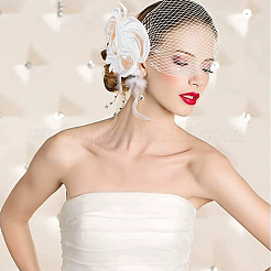 Braut-Mesh-Schleier&nbsp;MRMJ-WH0077-096