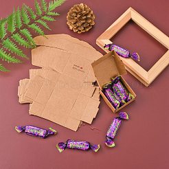 Caja de regalo de papel kraft&nbsp;CON-L014-E02