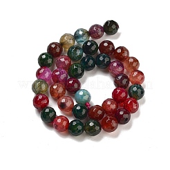 Chapelets de perles d'agate naturelle&nbsp;G-G703-10mm-M