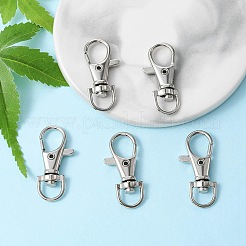 20pcs fermoirs à griffes de homard pivotants en alliage&nbsp;FIND-YW0001-55A