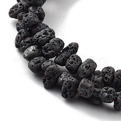 Fili di perle di roccia lavica naturale&nbsp;G-H303-C28