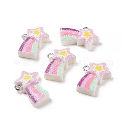 Pendentifs en résine opaque&nbsp;RESI-J023-14B