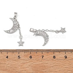 Messing micro pave klare zirkonia anhänger&nbsp;CU-B002-08P