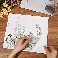 Adesivi decorativi autoadesivi in pvc vegetale&nbsp;DIY-WH0491-37A