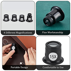 Pe con lente d'ingrandimento in vetro&nbsp;TOOL-WH0159-10