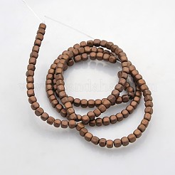 Electroplate non magnetici ematite sintetico fili di perline&nbsp;G-J212D-04