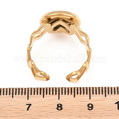Composants de bague à manchette ouverte en acier inoxydable 304 à cœur creux&nbsp;STAS-F366-08C-G