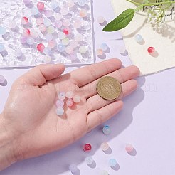 264 Stück 12 Farben zweifarbige Glasperlen&nbsp;GLAA-CJ0002-32