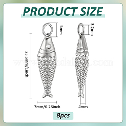 8 pièces pendentifs en laiton&nbsp;KK-BC0014-92P
