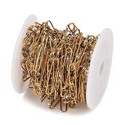 Cadenas de eslabones ovalados de acero inoxidable 304 con acabado esmaltado&nbsp;CHS-K021-15G-04