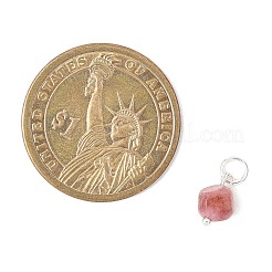 Natürliche bunte Turmalin-Würfel-Charms&nbsp;PALLOY-JF04580-03
