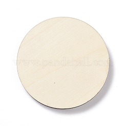 Plateaux de présentation de bracelets en bois ronds plats&nbsp;BDIS-G010-01C
