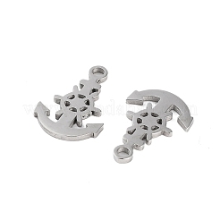 Anlaufgeschützte Charms aus chirurgischem Edelstahl 316&nbsp;STAS-C096-03P