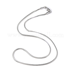 Regalos resistentes al deslustre para novio en el día de San Valentín. Collares de acero inoxidable 304.&nbsp;LS-NJEW-H411-53