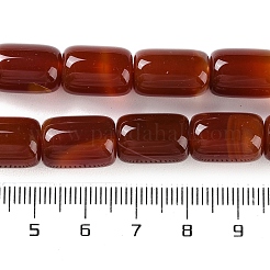 Chapelets de perles rouges en agate naturelle&nbsp;G-NH0019-A03-03