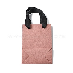 Geschenktüten aus Papier mit Henkeln aus Nylonband&nbsp;ABAG-G018-01A