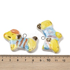 Handgefertigtes Porzellan mit Eisenanhängern&nbsp;PORC-Z003-08