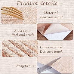 1 rotolo di nastro per riparazioni in lino&nbsp;DIY-GF0013-01B-01