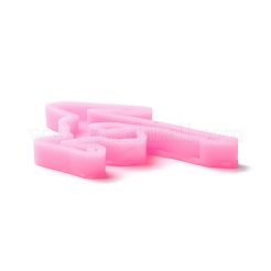 Moldes de estatua de silicona con silueta colgante de bailarina&nbsp;DIY-F104-03