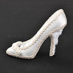 Espositore per gioielli con scarpe col tacco alto in flanella e resina&nbsp;ODIS-A010-08