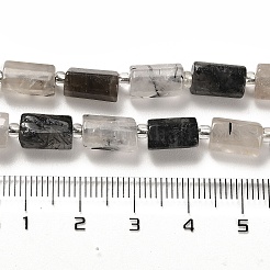Natur schwarz Rutilquarz Perlen Stränge&nbsp;G-N327-06-30
