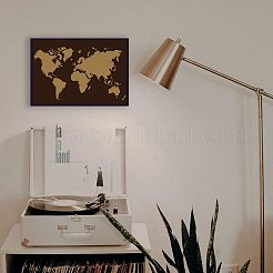 Grandi modelli di stencil per pittura da disegno riutilizzabili in plastica&nbsp;DIY-WH0202-438