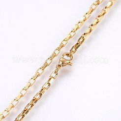 Colliers à chaîne en acier inoxydable 304&nbsp;NJEW-F226-07G-02