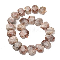 Natürliche sunstone Perlen Stränge&nbsp;G-H078-B01-01