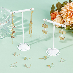30 paio di ganci per orecchini in ottone micro trasparente con zirconi cubici&nbsp;FIND-SC0008-30