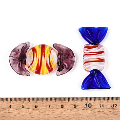24 Stück handgefertigte Bunte Malerei-Süßigkeiten-Display-Dekorationen&nbsp;LAMP-N034-01