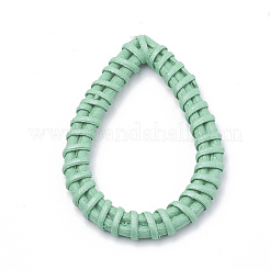 Anelli di collegamento intrecciati a mano verniciati a bastoncino / rattan&nbsp;WOVE-N007-05B