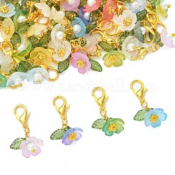 64 pz di decorazioni pendenti in acrilico trasparente&nbsp;HJEW-JM04825