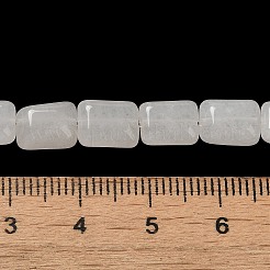 Natürliche weiße Jade perlen Stränge&nbsp;G-G085-A28-01