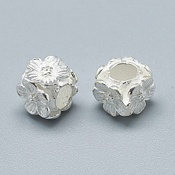 925 Sterling Silber European Beads&nbsp;STER-T002-43S