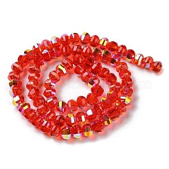 Trasparenti perle di vetro placca fili&nbsp;GLAA-Q099-C01-01-1