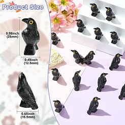 Halloween-Miniaturornamente aus Harz&nbsp;DJEW-CJC0010-010