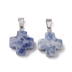 Pendentifs en pierres précieuses mixtes naturels et synthétiques&nbsp;G-K359-02P-M