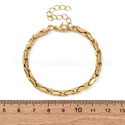 Gliederkettenarmbänder aus 304 Edelstahl für Damen&nbsp;BJEW-C076-04G