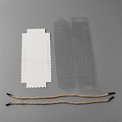 Tragbare transparente Schweizer Kuchenrollen-Sandwichhalterbox aus Kunststoff&nbsp;CON-WH0095-13A