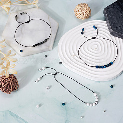 Kit fai da te per realizzare braccialetti con perline di pietra&nbsp;DIY-CF0001-12