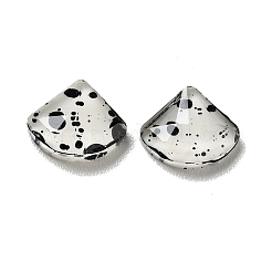Harz-Cabochons mit Punktmuster&nbsp;LS-MRMJ-G015-07