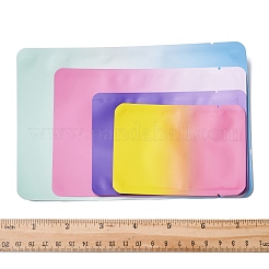 50 pezzo 4 stili bicolore rettangolare busta regalo in plastica con chiusura a zip&nbsp;OPP-FS0001-19A-4