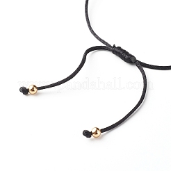 Bracelets réglables en fil de nylon&nbsp;BJEW-JB06349-01