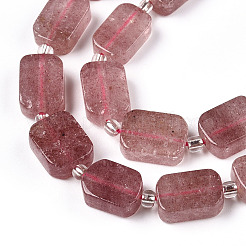 Perles de quartz fraises naturelles&nbsp;G-T138-15