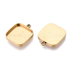 Cabochon-Anhängerkomponente aus Edelstahl 304&nbsp;STAS-Q113-21A-G