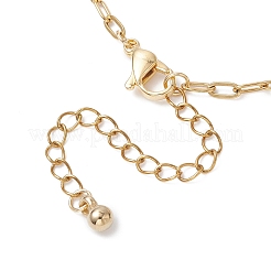 304 Edelstahl-Büroklammer-Kettenarmbänder für Damen&nbsp;BJEW-JB12534