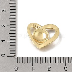 Micro pavé di zirconi chiari in ottone con pendenti smaltati&nbsp;CU-CBAA556-10A