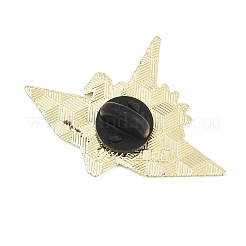 Emaille-Brosche aus hellgoldfarbener Legierung&nbsp;JEWB-K018-39C-G